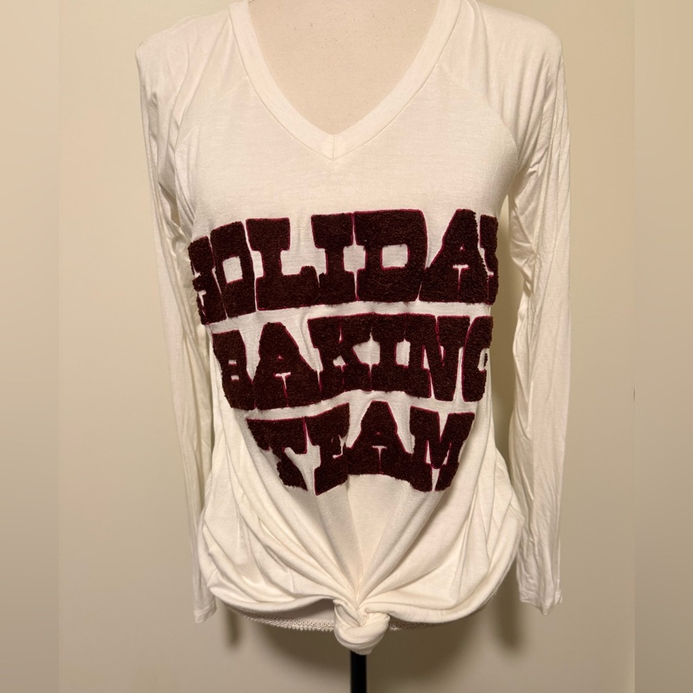 Judith March “Holiday Baking Team” long sleeve size S
